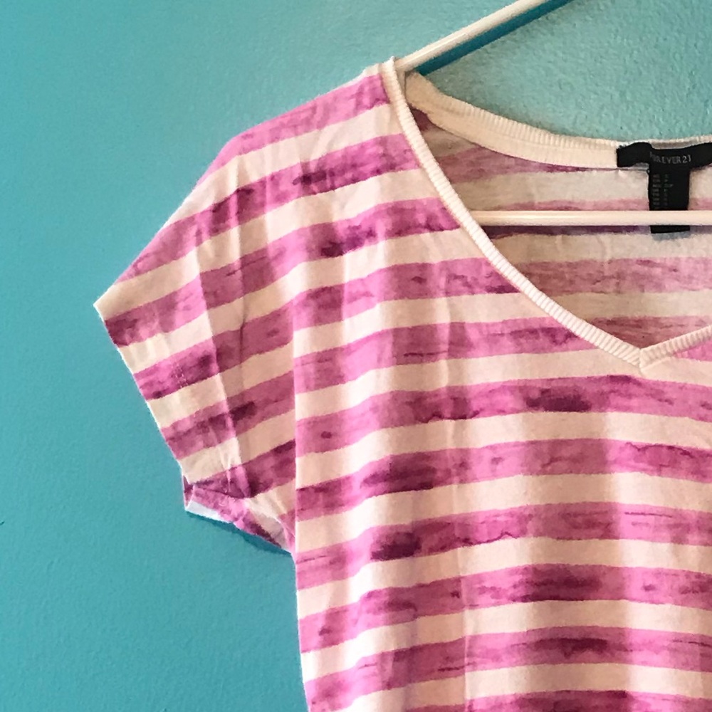 Watercolor Striped Shirt